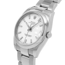 Rolex Oyster Perpetual Date 115200 34mm Stainless Steel White #WW1894 2