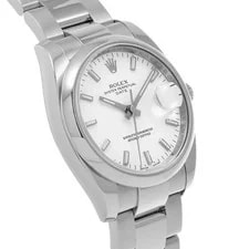 Rolex Oyster Perpetual Date 115200 34mm Stainless Steel White #WW1894 3