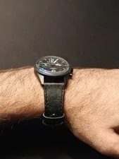 Bell and Ross br-126-94-sc Black Chronograph Tudor Black Bay Strap Swiss 2