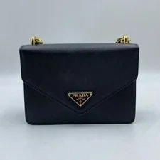 Prada — Prada Regular Envelope Flap Chain Crossbody — Handbag — resale