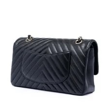 Chanel Medium Classic Chevron Double Flap 2