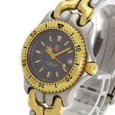 TAG Heuer WG1320 2 Sel Date Professional SS SSxGP S From Japan 4
