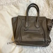 Celine — Auth Celine Luggage Shopper - Greige Suri — Handbag — resale