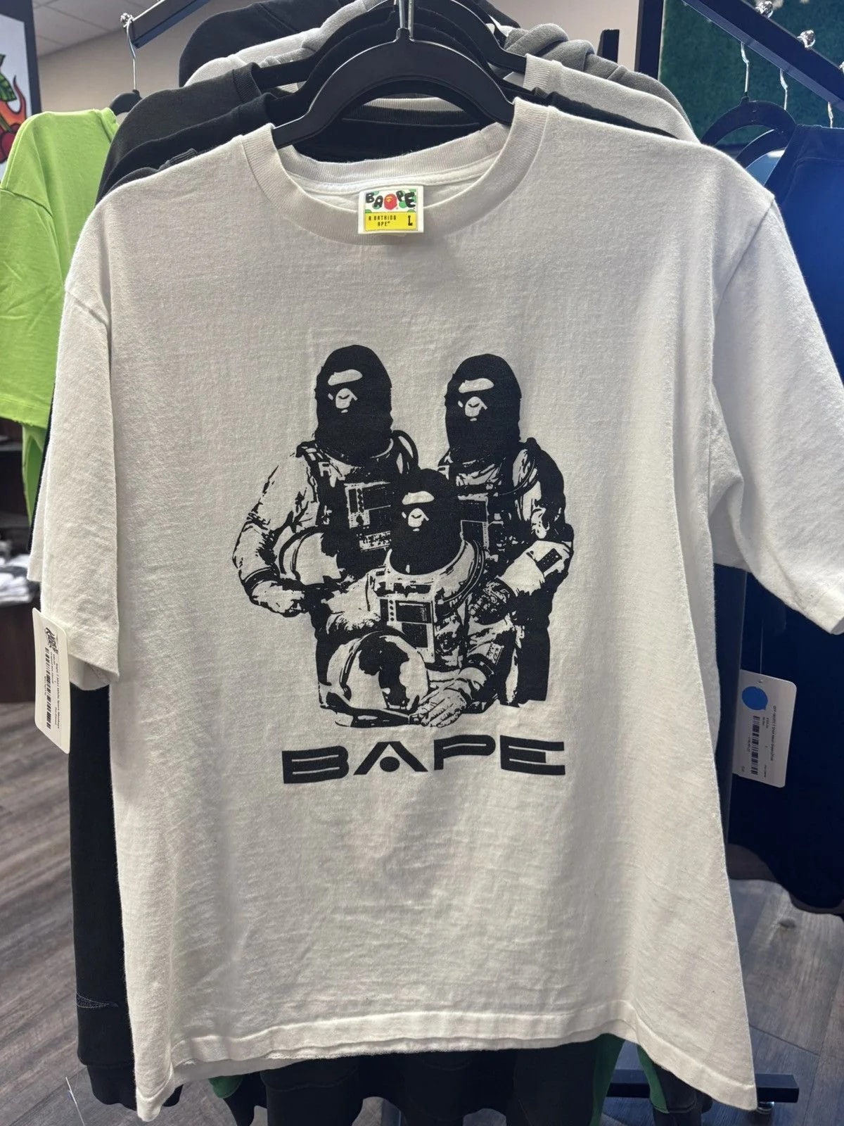 Bape — Bathing Ape (Bape) Tee Package Box #1 Astronaut T-Shirt — streetwear — resale