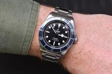 Tudor Black Bay 41mm Stainless Steel Smiley Black Dial Blue Bezel ETA 79220B FS 2