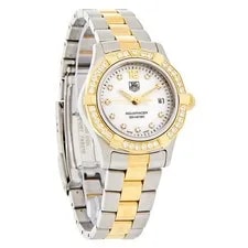 Tag Heuer Aquaracer Diamond Two Tone Swiss Quartz WAF1450.BB0814 4