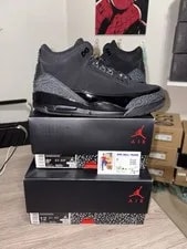 Jordan — Size 12 - Air Jordan 3 Retro Cat 2025 (Ships Asap!) — Sneaker — resale