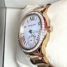 Michael Kors Sage Pave Crystal MK4806 MOP Dial Rose Gold Tone $250 3