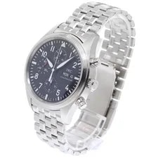 IWC Pilot's Watches IW371704 42mm SS Black #C4024 2