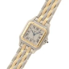 Cartier Panthère MM 2 Row W25028B6 Stainless Steel / Yellow Gold 26mm #DW2634 2