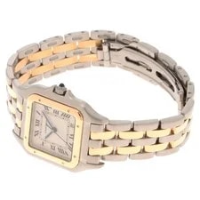 Cartier Panthère MM 2 Row W25028B6 Stainless Steel / Yellow Gold 26mm #DW2634 3