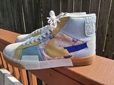 Nike SB Zoom Blazer MID Paisley Boarder Shoes SZ 12 [DM0859-400] 2