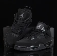 Jordan — Jordan 4 Retro " Cat" Basketball Shoes Mid Top — Sneaker — resale