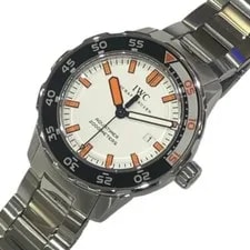IWC — Auth IWC Aquatimer IW356807 White SS CASE:44MM Automatic F/S — Watch — resale