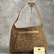 Bottega Veneta — Bottega Veneta Leopard Print One Reversible — Handbag — resale