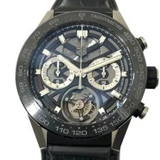 Tag Heuer — TAG Heuer Carrera 02T CAR5A8Y.FC6377 45mm Titanium Black OKW1585 — Watch — resale