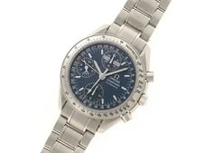 Omega Speedmaster Day-Date 3523.80 Stainless Steel 39mm Blue Dial #DW1143 2
