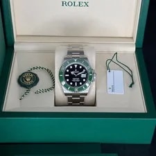 2026 Rolex Submariner 126610LV Silver Oyster Bracelet With Green Bezel 2