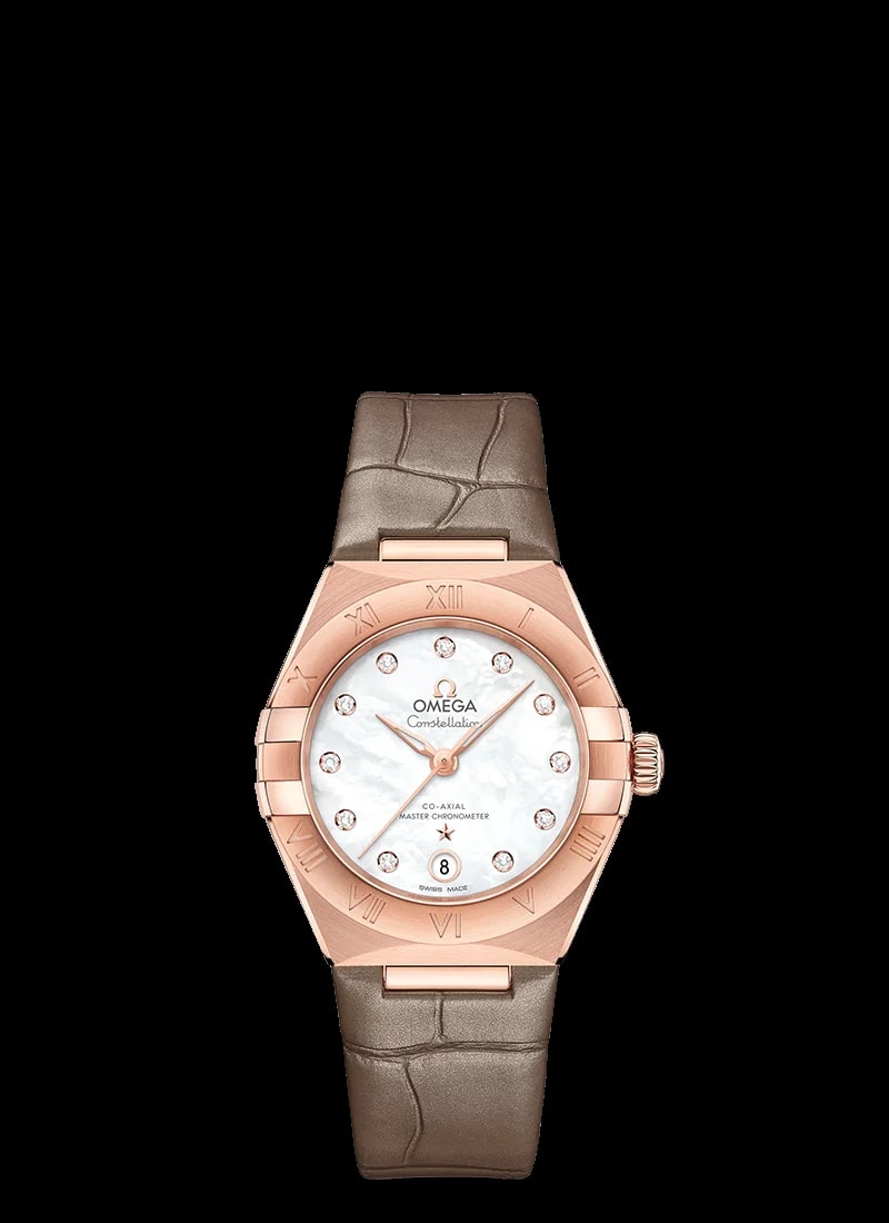 Worldofluxuryus — Omega Constellation Co-Axial Master Chronometer Sedna™ Gold & Diamond Lady’s — Watch — resale