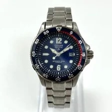 Citizen Promaster E068 T005748Y Eco Drive Titanium Navy Blue 200M 2