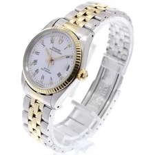 Tudor Prince Oyster Date 72033 YG Bezel 10P Diamond Automatic Boy's Watch_957063 3