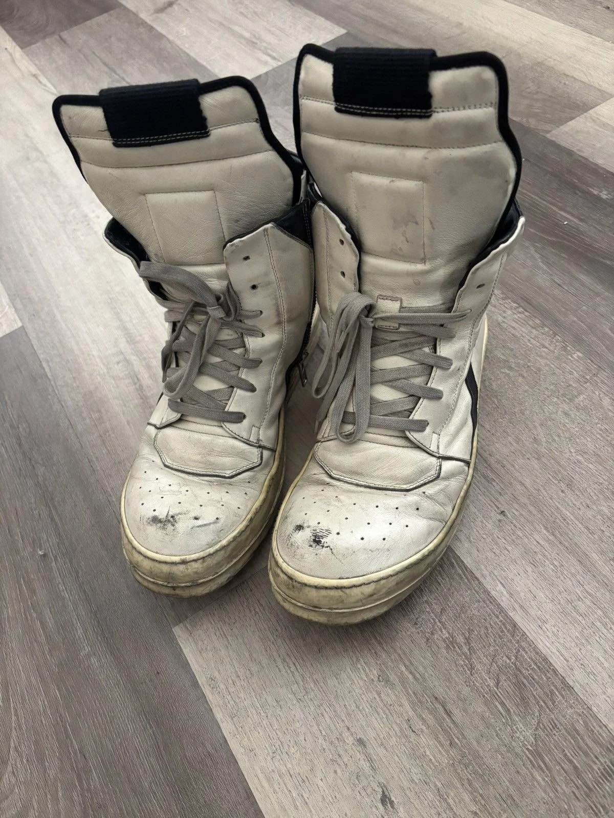 Rick Owens — Rick Owens Geobasket /Milk, EU42 US9 — Sneaker — resale