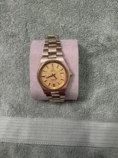 Omega Seamaster Cosmic 2000 Automatic Date Gold Dial Ref 166.135 2