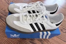 Adidas — Size 14 - Adidas Samba OG Stripes Original Box $100+ — Sneaker — resale