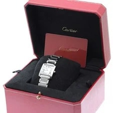 Cartier Tank Francaise MM WSTA0005 Beige Dial Quartz Boy's Watch_957301 2