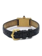 Cartier Tank W1501853 / 828001 Yellow Gold Plated Yellow Gold Leather #TW2555 3