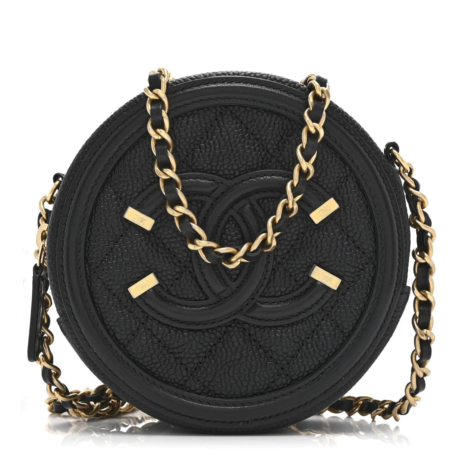 Chanel — Round Filigree Crossbody — Handbag — resale