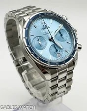 Omega Speedmaster 324.30.38.50.03.001 Ice Blue Dial 38mm Co-Axial B/P 3