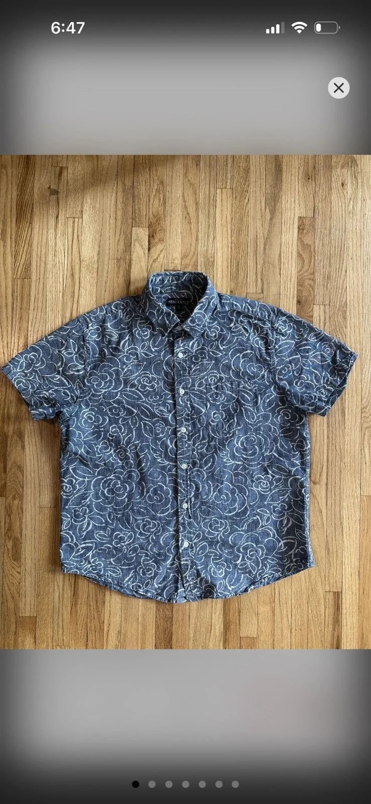4 Large Button Down Shirts — streetwear — resale