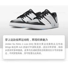 Air Jordan NU Retro 1 Low GS ' FB4412-100 New Sizes 2