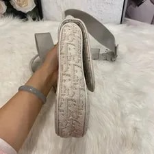 Christian Dior Saddle Belt Adjustable Auth 3