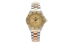 TAG Heuer 2000 Professional 964.008 Gold Two Tone Quartz Works #62 4