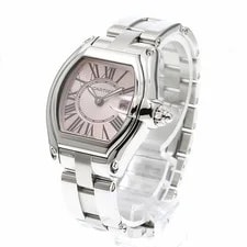 Cartier — Cartier Roadster SM W62017V3 Quartz 31mm Pink Stainless Steel — Watch — resale