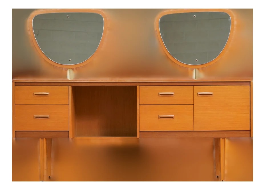 Mid Century Vanity By Lebus Furniture — Furniture — resale