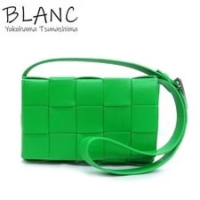 Bottega Veneta — Bottega Veneta Cassette Medium Crossbody Parakeet — Handbag — resale
