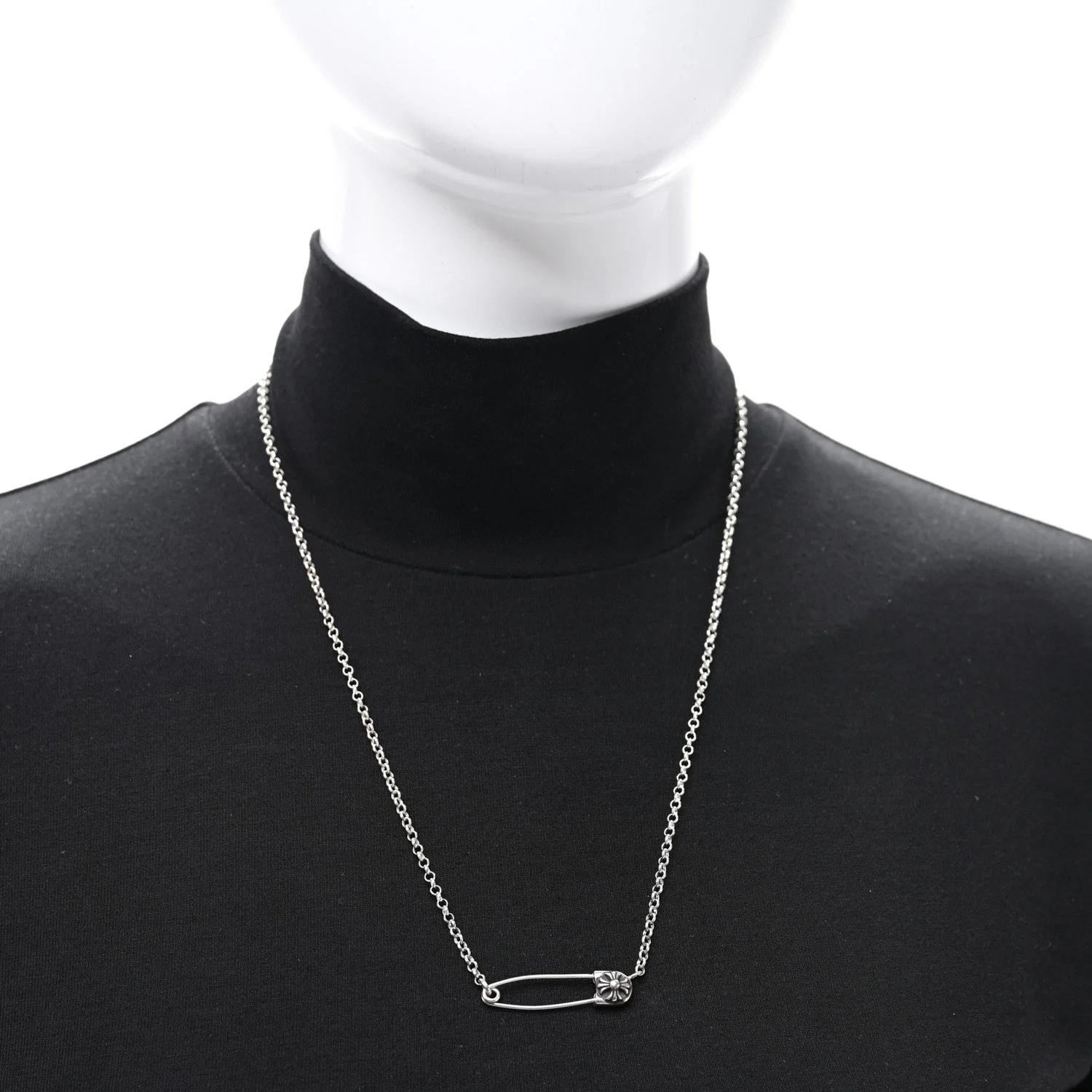 Safety Pin Pendant Necklace 2