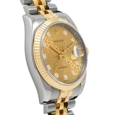 Rolex Datejust 116233G 36mm Champagne #WW1190 3