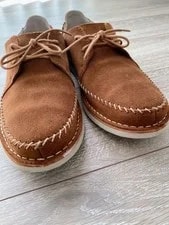 9.5US Clarks Deck Shoes Moccasins Model Limited Edition Vhtf Pre-owne 3