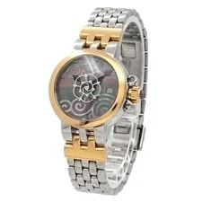 Tudor Clair de Rose Combo 35101 Date Black Shell YG Yellow Gold Aut 2
