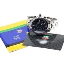 Tag Heuer — TAG Heuer Link CJF2113.BA0576 41mm SS Navy Automatic Chronograph Date #C181 — Watch — resale