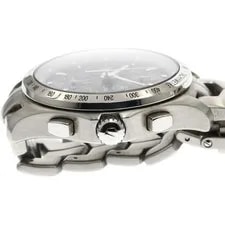 TAG Heuer Link CJF2113.BA0576 41mm SS Navy Automatic Chronograph Date #C181 3