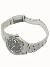 Rolex Datejust Thunderbird 10P Diamond 16264G Automatic 36mm Box Papers Black 2