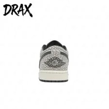 Air Jordan 1 Low Elephant Print Basketball Shoes IU2268-100 3