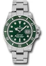 Rolex — Rolex Submariner Hulk 116610LV Green Dial Ceramic Bezel 40mm Steel — Watch — resale