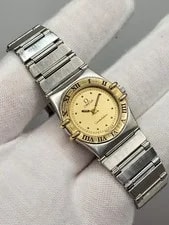 Omega — [ N. ] Omega Constellation 18k Gold & SS Woman's Swiss 22mm — Watch — resale