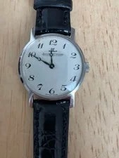 Jaeger-LeCoultre — Jaeger-LeCoultre Hand-Wound Small Dial Black Strap Garantied — Watch — resale